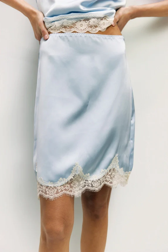 Ayla Short Slip Skirt