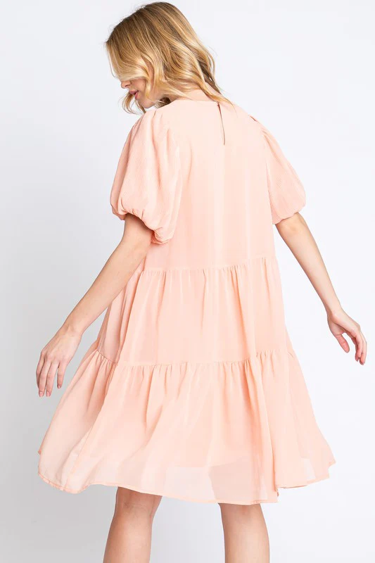 Peaches + Cream Tiered Dress - Image 6