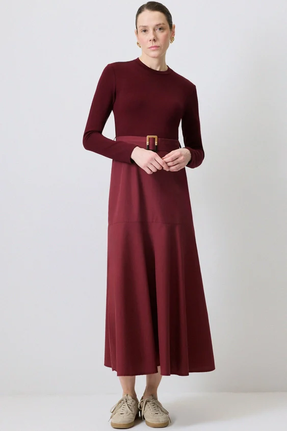 Helene Belted Maxi Dress