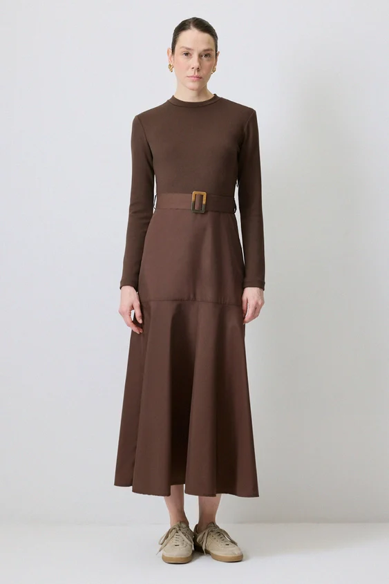 Helene Belted Maxi Dress - Image 3