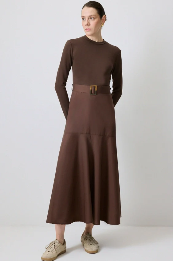 Helene Belted Maxi Dress - Image 7