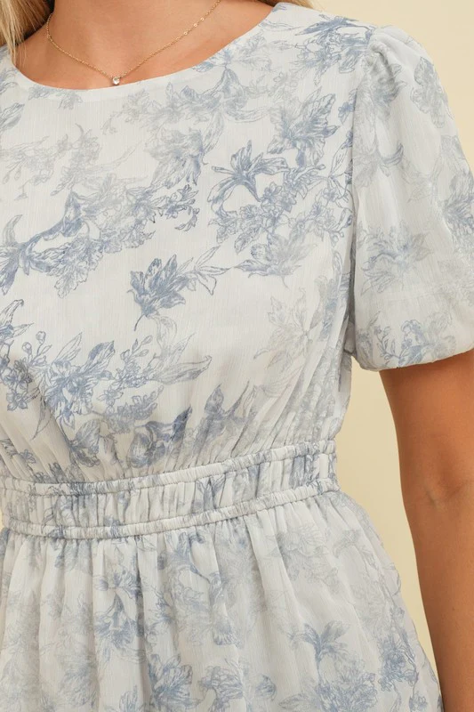 French Toile Midi Dress - Image 2