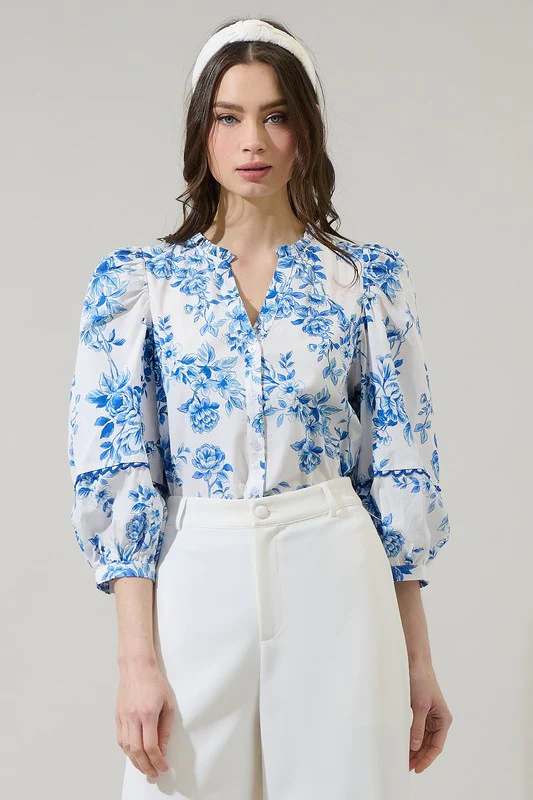 Skies Floral Blouse - Image 4