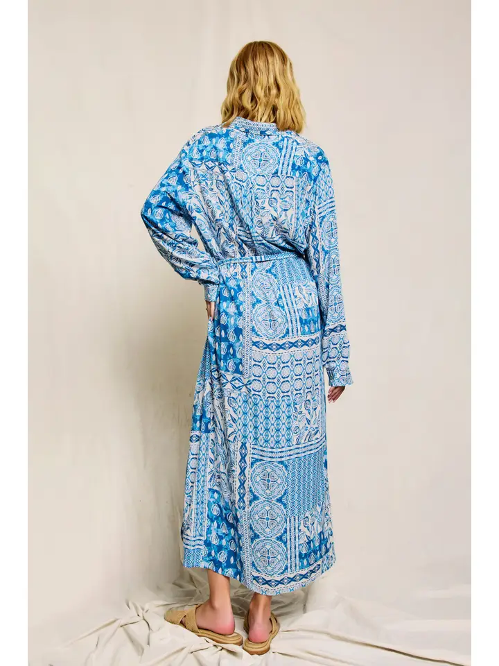 Patchwork Peri Dress - Image 2
