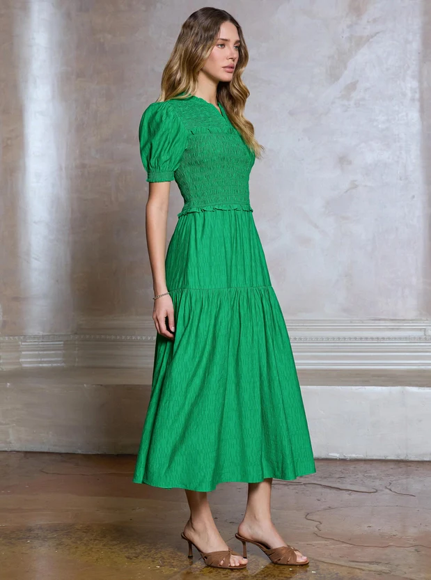 Botanical Garden Smocked  Dress - Image 4