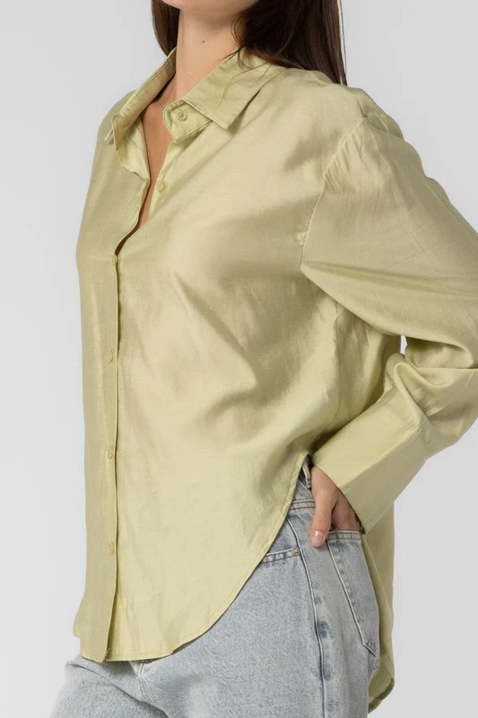 Pistachio Button Down Top - Image 2