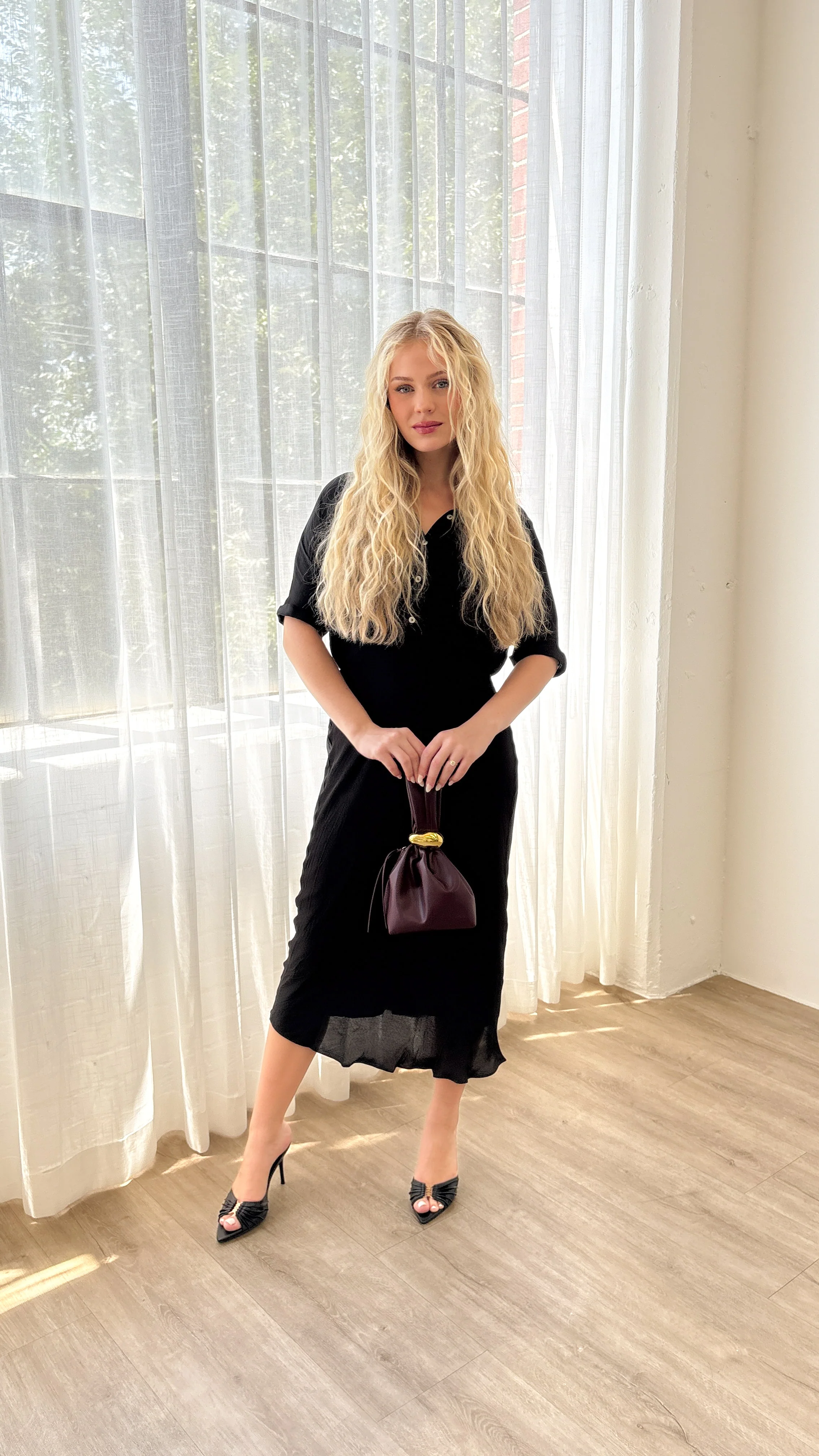 Year Round Satin Dress - Image 2