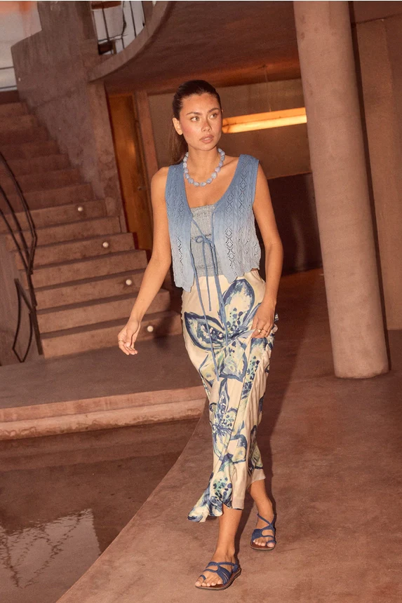 Capri Maxi Slip Skirt - Image 5