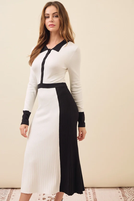 Charming Knit Dress - Image 2