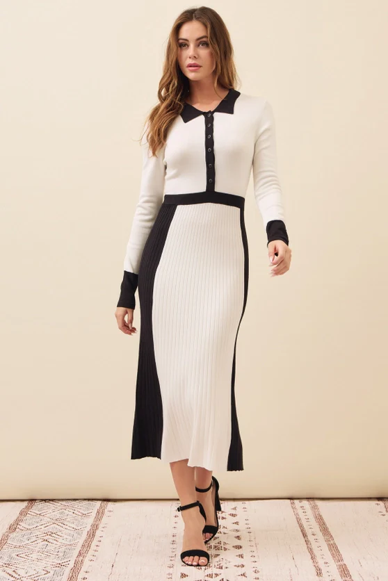 Charming Knit Dress - Image 3
