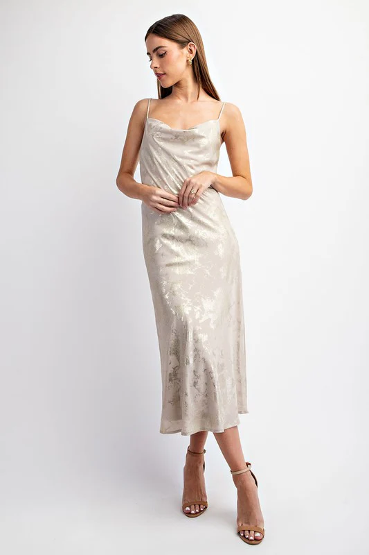 Soft Glam Metalic Skirt - Image 2