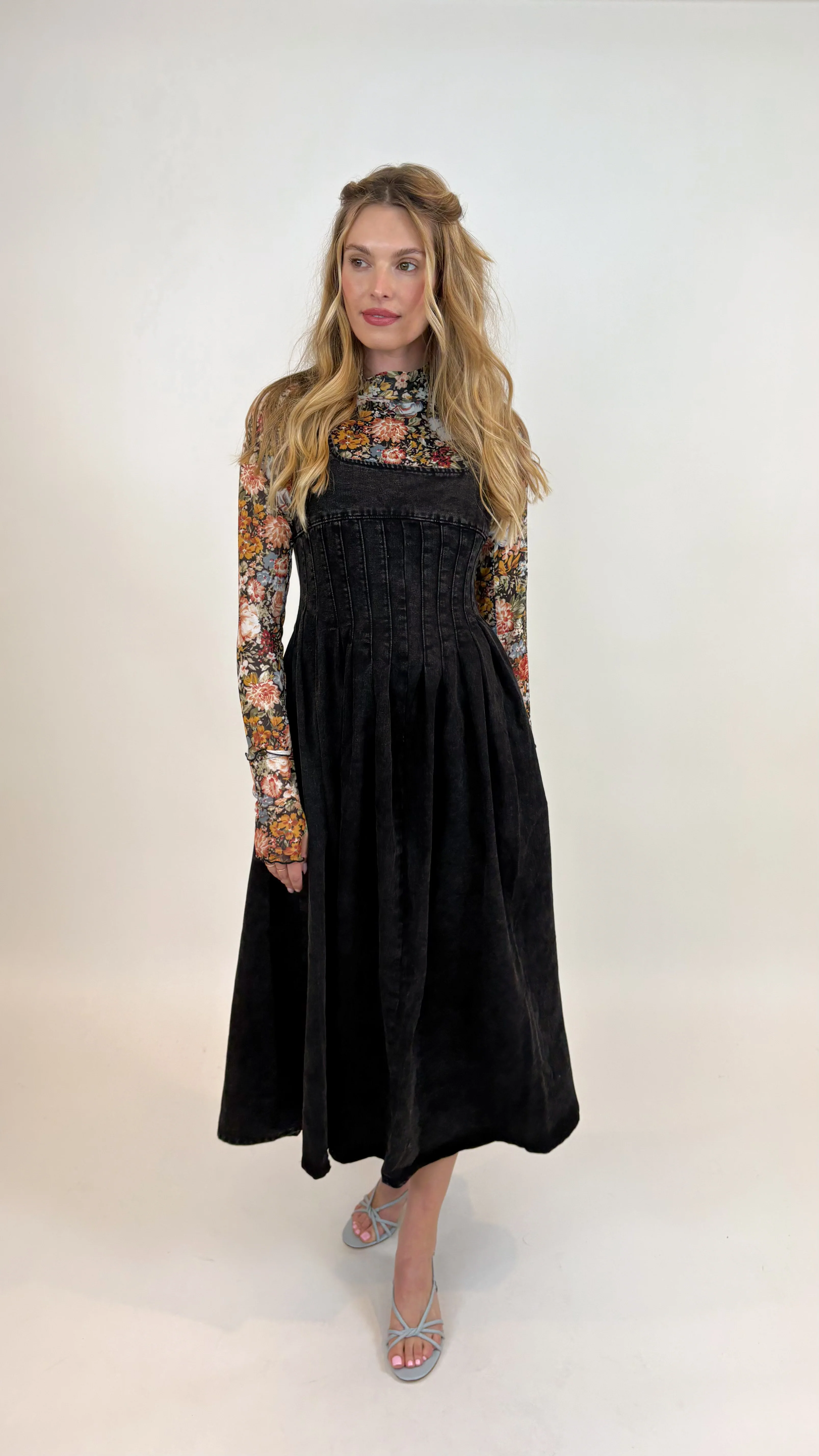 All For It Denim Dress