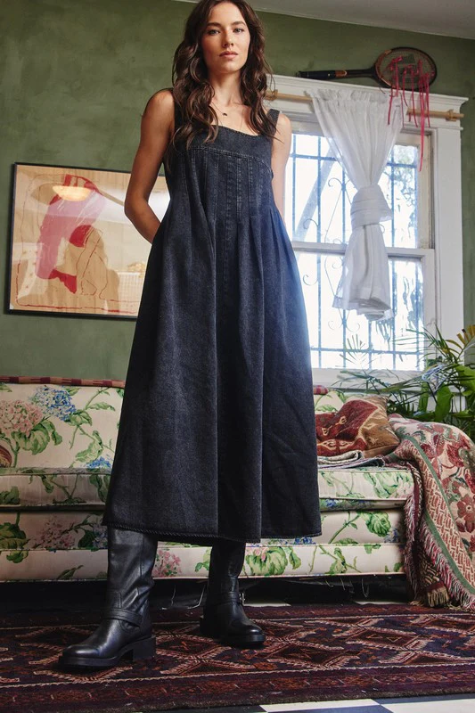 All For It Denim Dress - Image 5