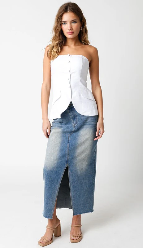 Olivia Denim Skirt