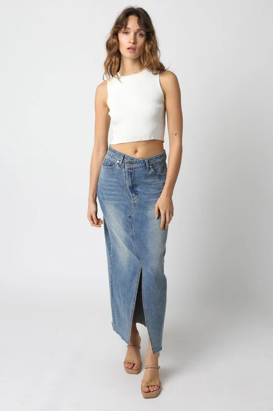 Olivia Denim Skirt - Image 2