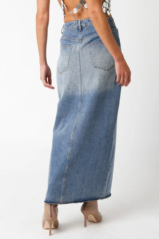 Olivia Denim Skirt - Image 3