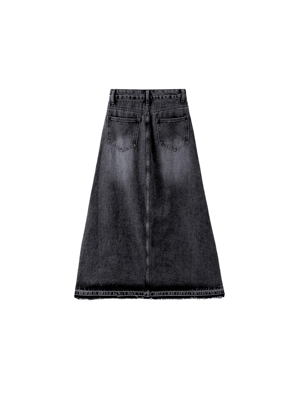 Serene Denim Maxi Skirt - Image 10