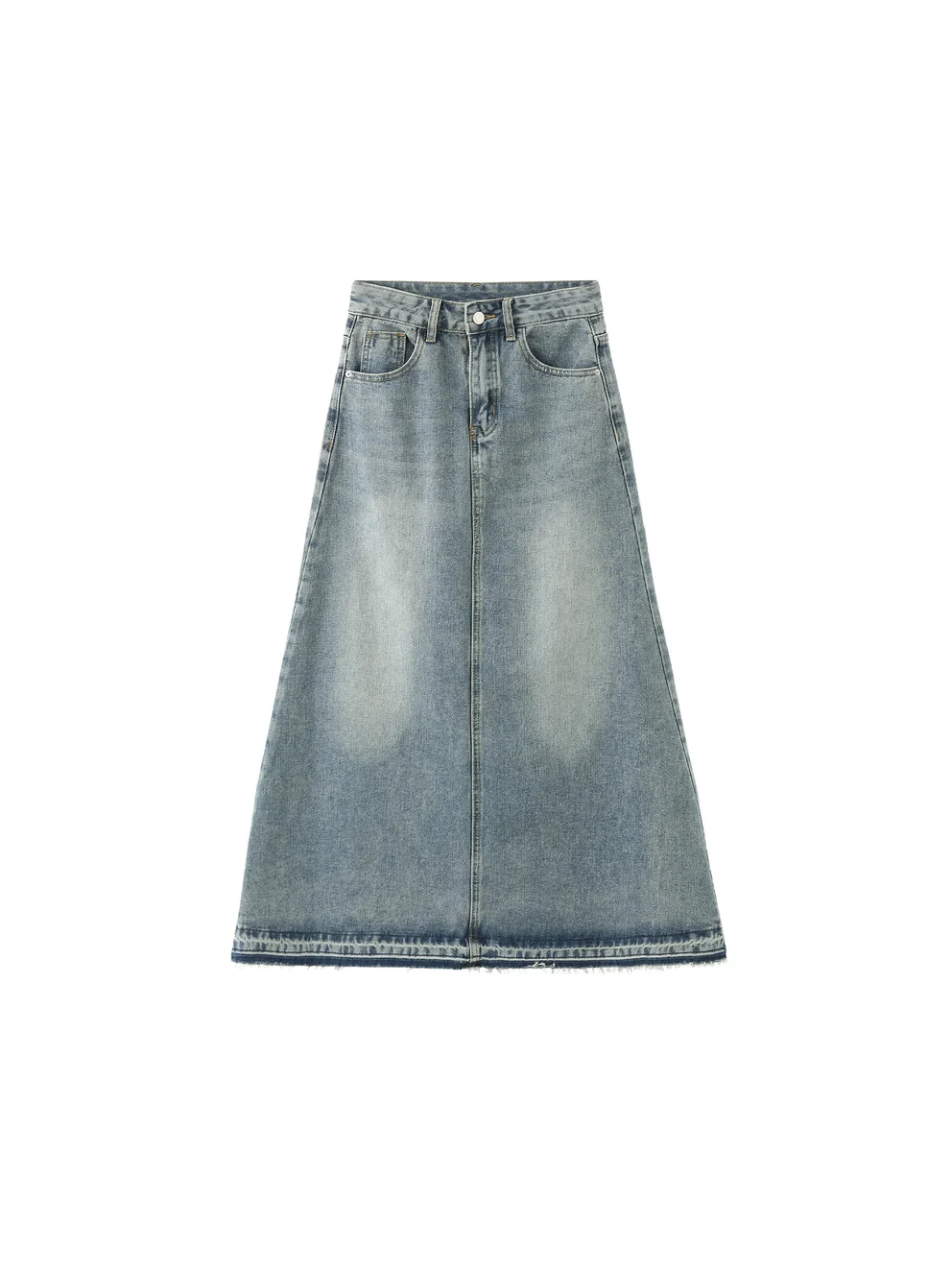 Serene Denim Maxi Skirt - Image 5