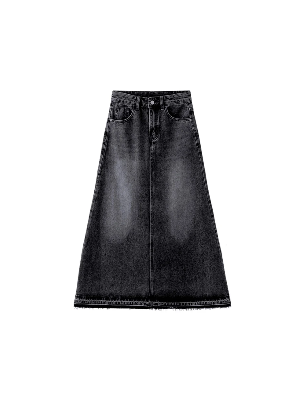 Serene Denim Maxi Skirt - Image 6
