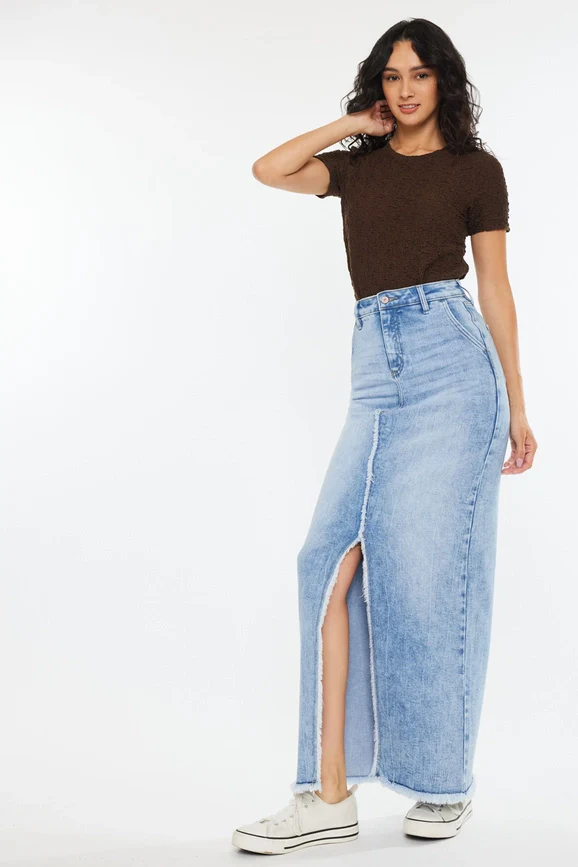 Here We Go Denim Skirt - Image 3