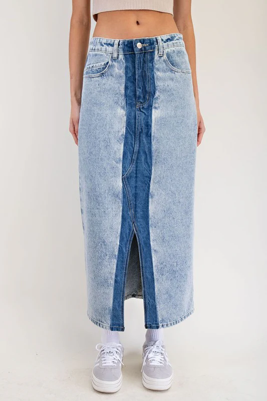 Spring Is Near Denim Skirt - Image 7