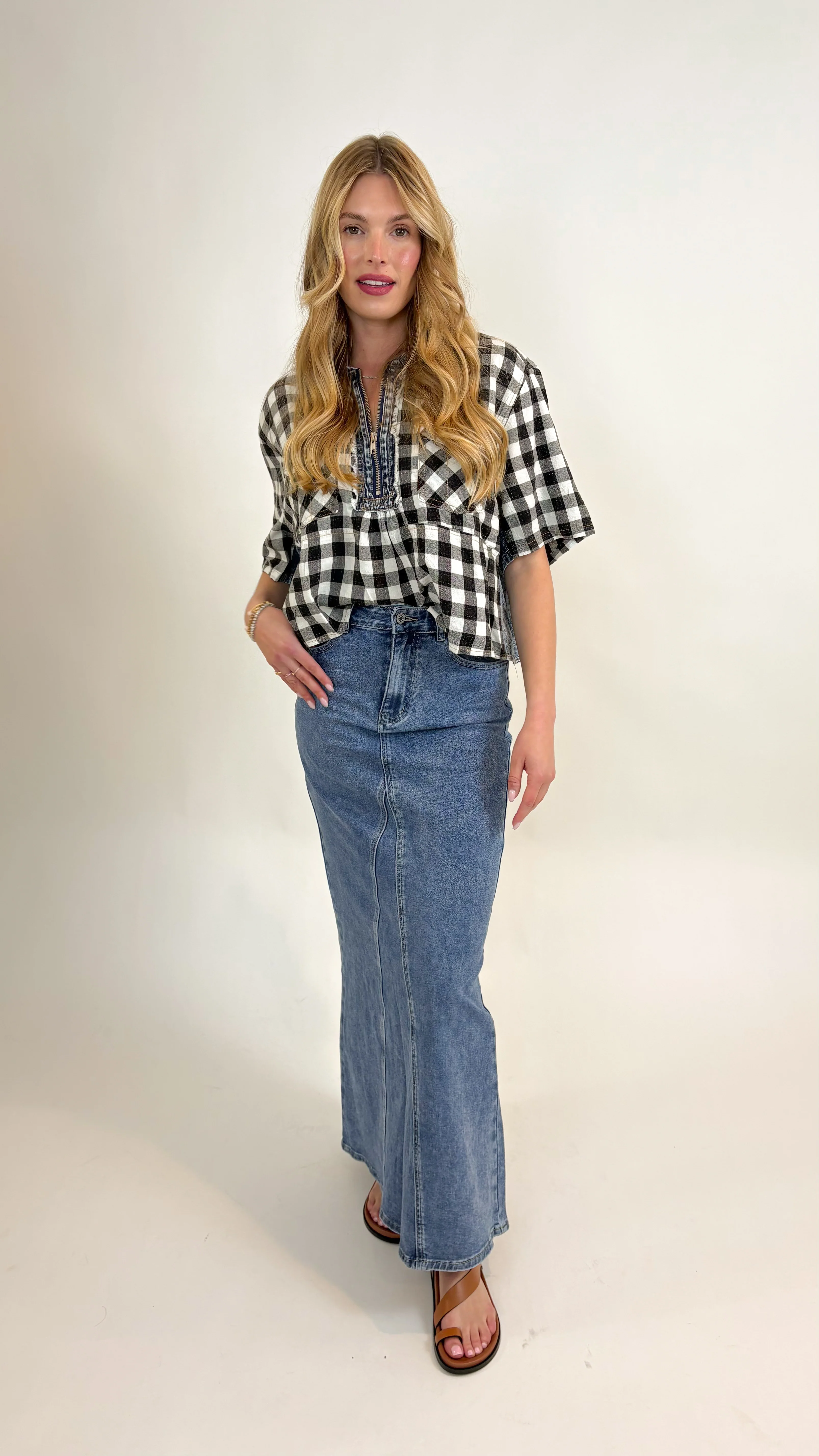 Your Turn Denim Skirt - Image 3