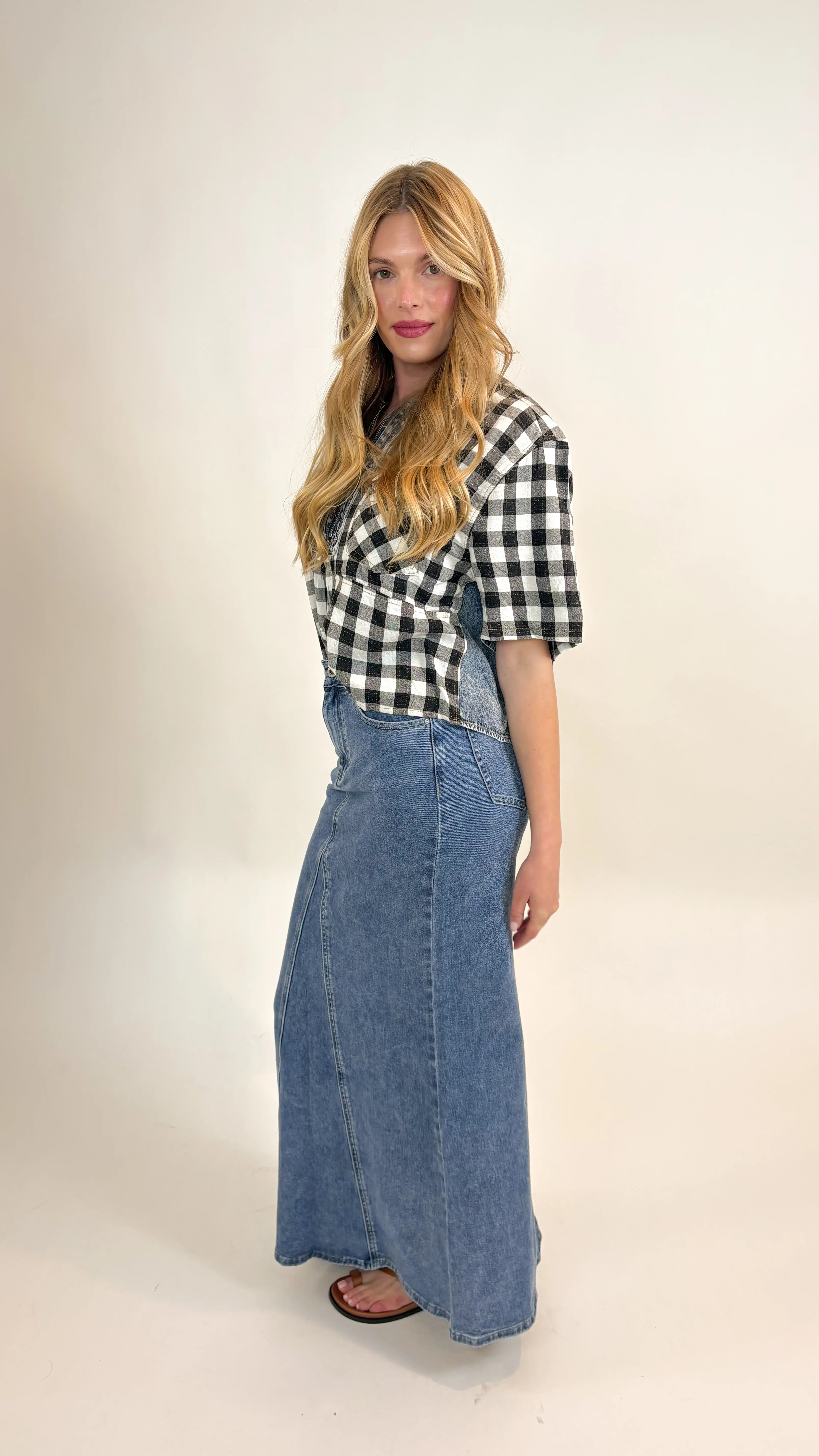 Your Turn Denim Skirt - Image 4