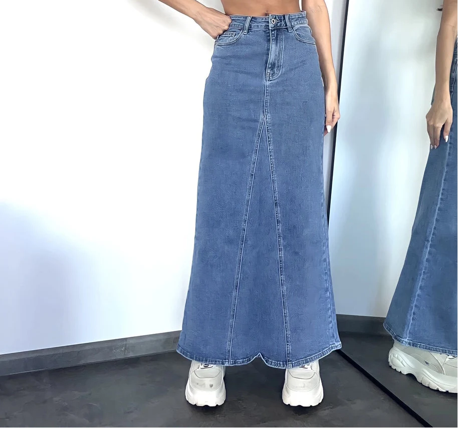 Your Turn Denim Skirt - Image 6
