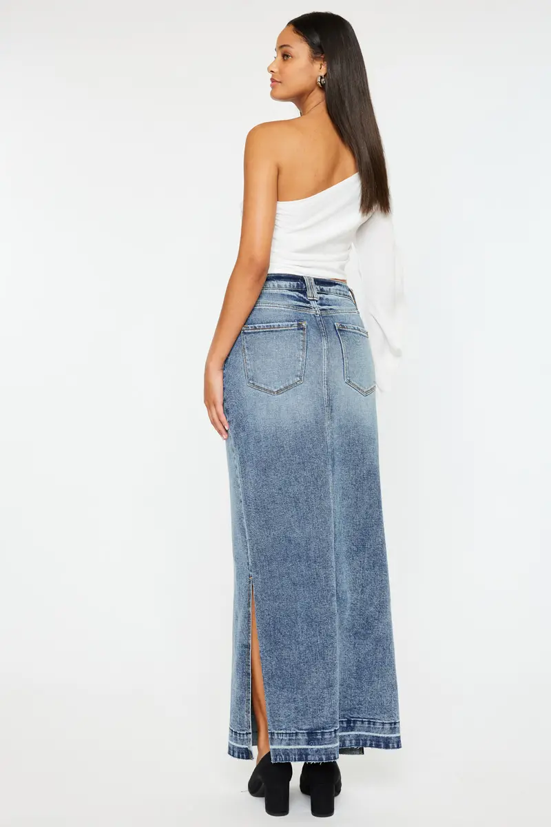 Bella Maxi Denim Skirt - Image 3