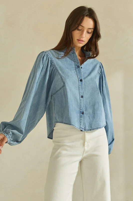 Dearest Denim Top - Image 4