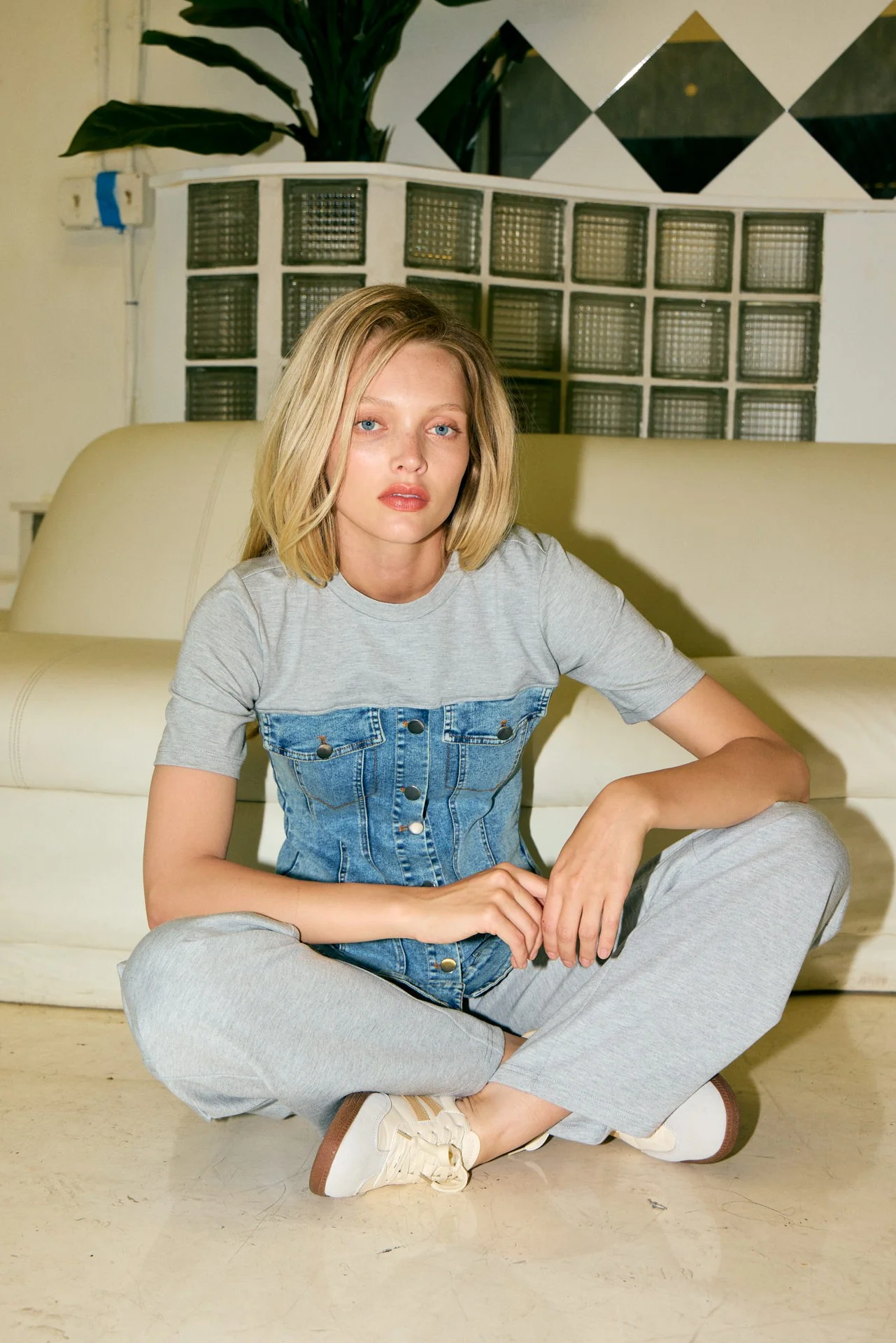 Tres Chic Denim Top - Image 8