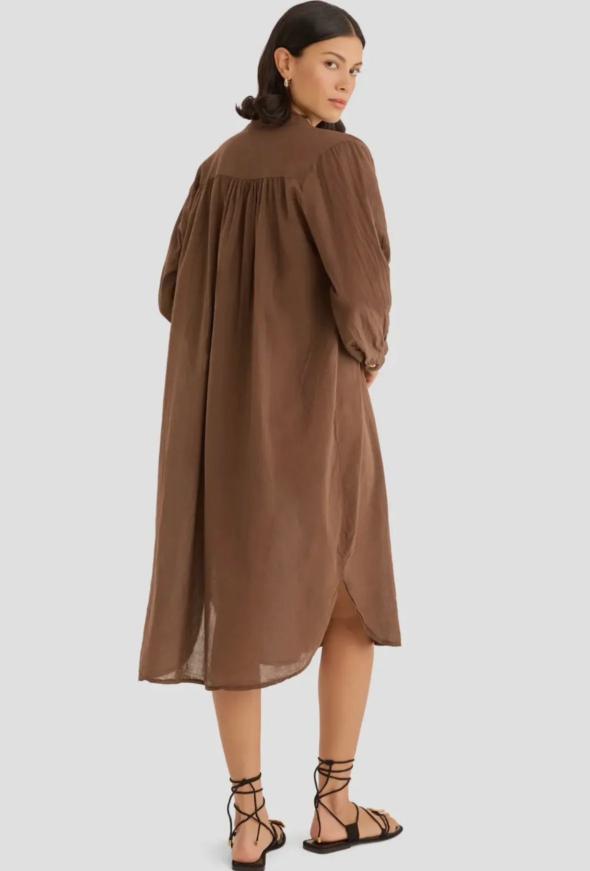 Like A Feather Shirt Dress - Image 8