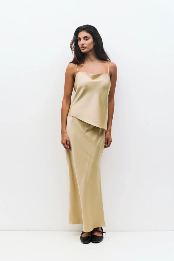 Elena Maxi Slip Skirt - Image 4