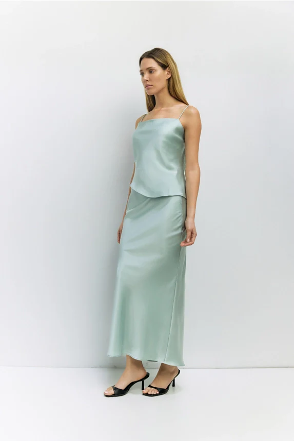 Elena Maxi Slip Skirt - Image 5