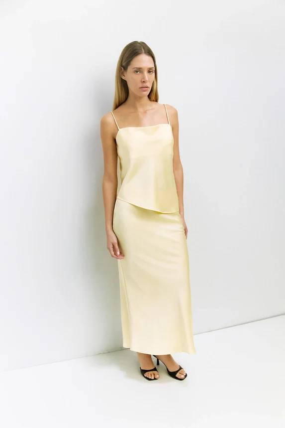 Elena Maxi Slip Skirt - Image 6
