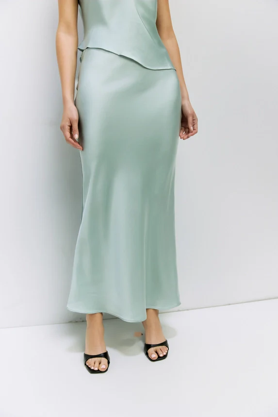 Elena Maxi Slip Skirt - Image 8