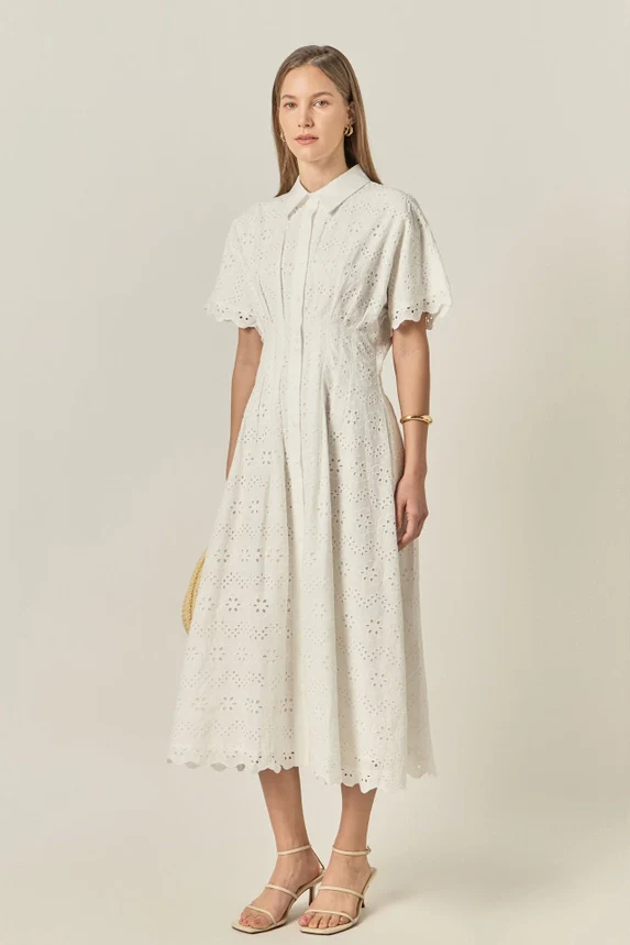 Easy Eyelet Dress - Image 3