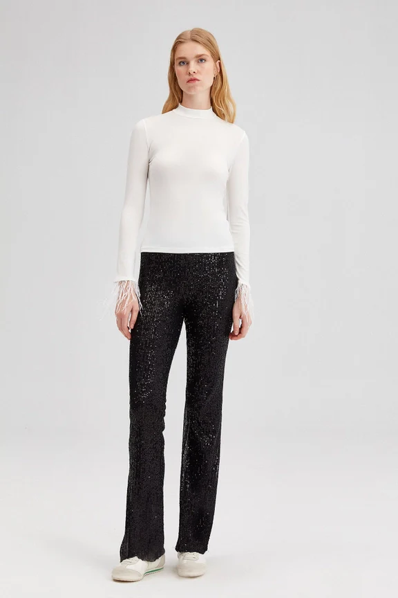 Full Look Feathered Top - Image 4