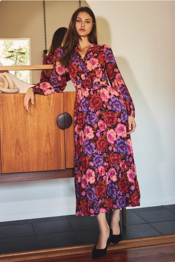 Briana Floral Dress