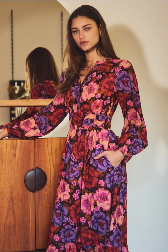 Briana Floral Dress - Image 5