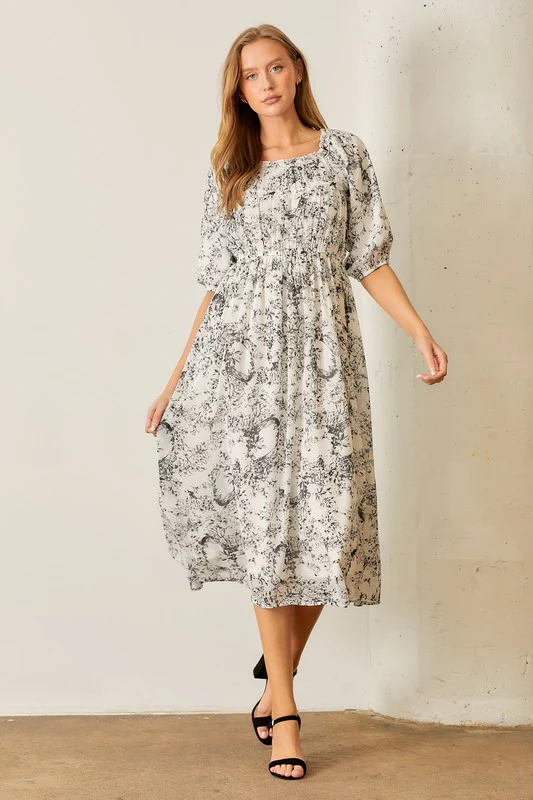 Francesca Floral Dress - Image 2