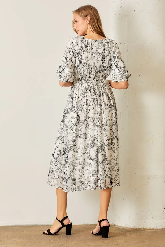 Francesca Floral Dress - Image 3