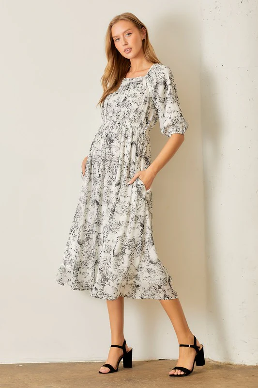 Francesca Floral Dress - Image 4