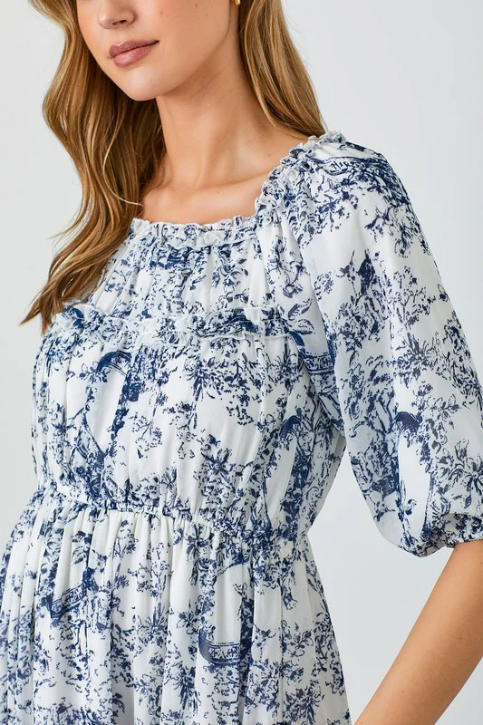 Francesca Floral Dress - Image 6