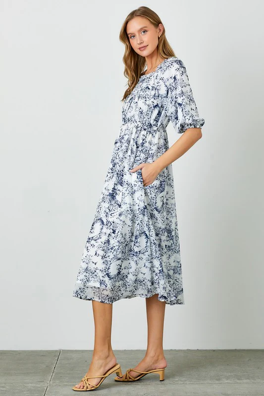 Francesca Floral Dress - Image 7