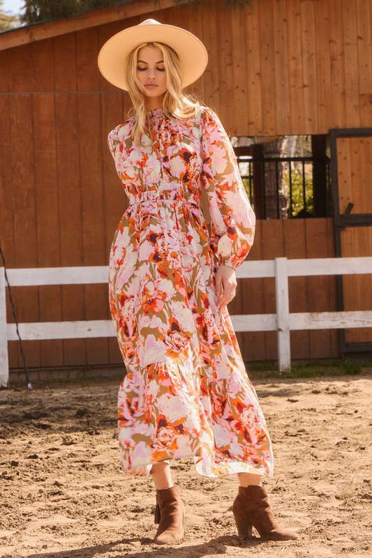 August Floral Dress - Image 3