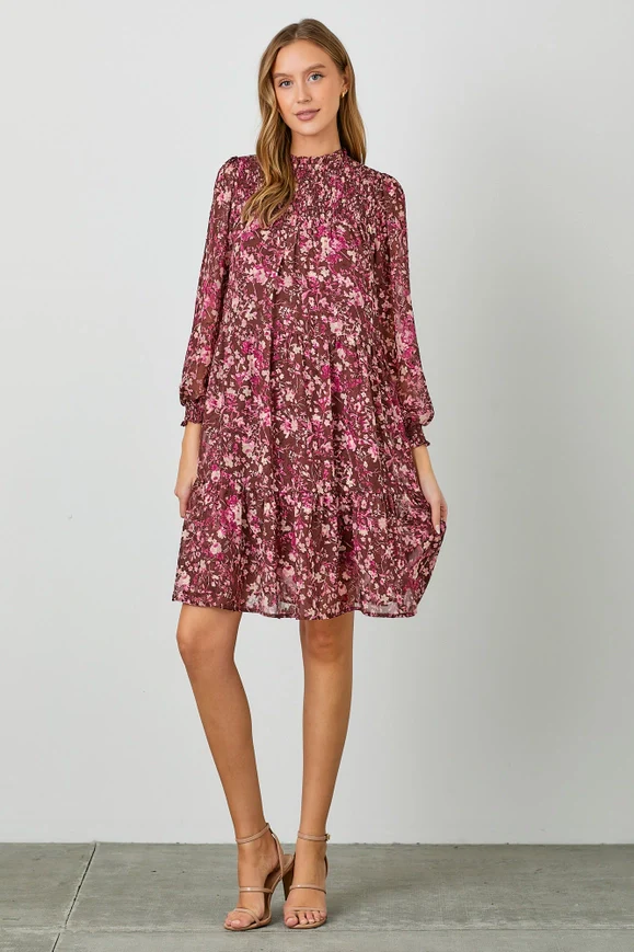 Floral Frenzy Smocked Dress - Image 2