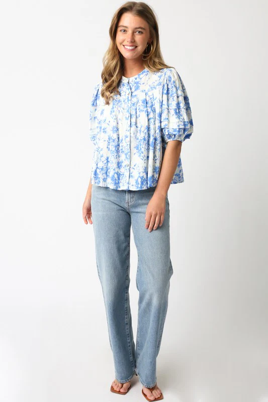 Bermuda Floral Top - Image 4