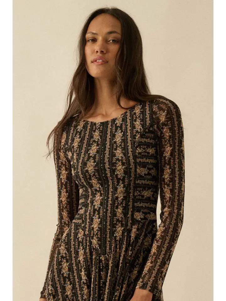 Frolicking Mesh Dress - Image 3