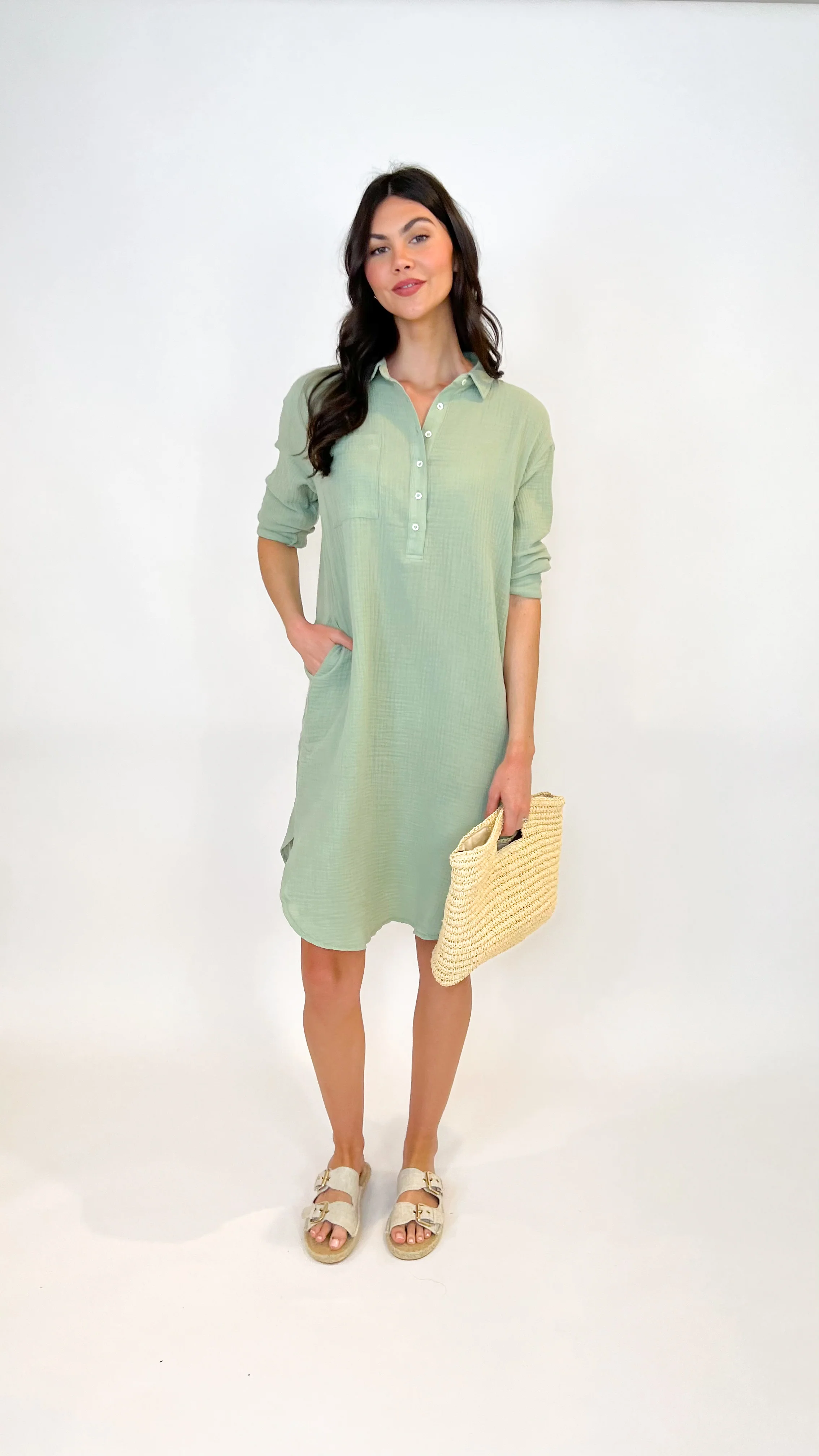 Hayden Gauze Dress - Image 6